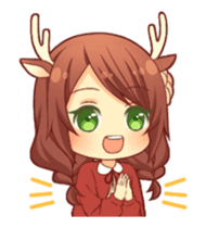 kemomimi girl animated sticker #13556689