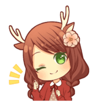 kemomimi girl animated sticker #13556697