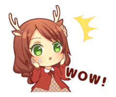 kemomimi girl animated sticker #13556701