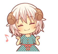 kemomimi girl animated sticker #13556708
