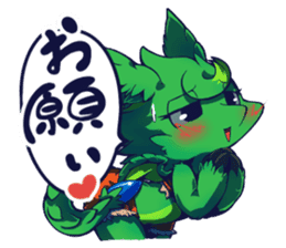 Dragon girl PAMYU sticker #13556821