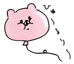 Let's accompanied by a bear6. sticker #13556873