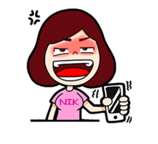 Nik animate English 2 sticker #13556896