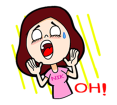 Nik animate English 3 sticker #13557023