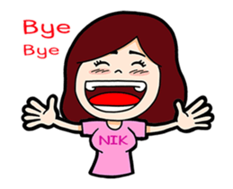 Nik animate English 3 sticker #13557026