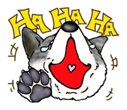 I love the Akita dog sticker #13557167