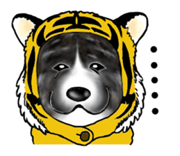 I love the Akita dog sticker #13557175