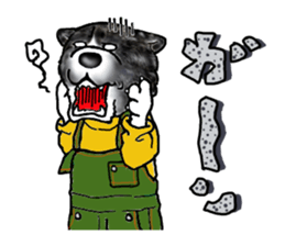 I love the Akita dog sticker #13557177