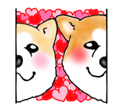 I love the Akita dog sticker #13557188