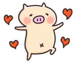 Boo of a pig 2 sticker #13557959