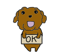 Everyone's Toy poodle sticker #13557998