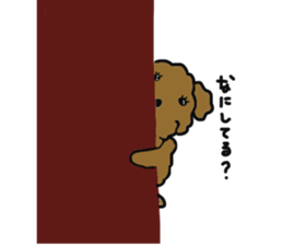 Everyone's Toy poodle sticker #13558006