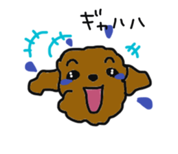 Everyone's Toy poodle sticker #13558008