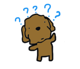 Everyone's Toy poodle sticker #13558011