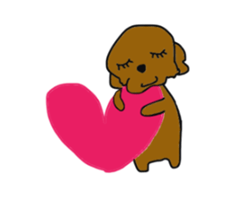 Everyone's Toy poodle sticker #13558013