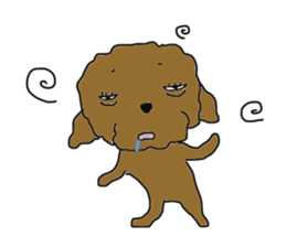 Everyone's Toy poodle sticker #13558014