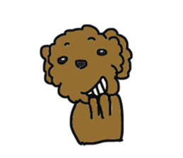 Everyone's Toy poodle sticker #13558016