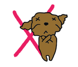 Everyone's Toy poodle sticker #13558017