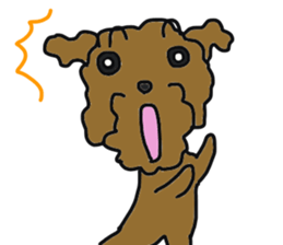 Everyone's Toy poodle sticker #13558019