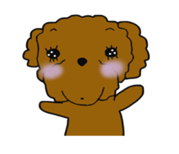 Everyone's Toy poodle sticker #13558021