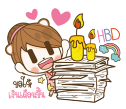 Happy Office Girl sticker #13558691