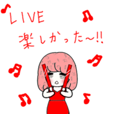 idol otaku-chan6 -DEEP RED- sticker #13558897