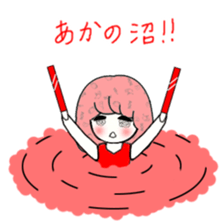 idol otaku-chan6 -DEEP RED- sticker #13558900