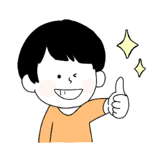 Blackheaded funny people sticker #13559277