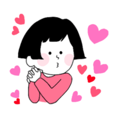 Blackheaded funny people sticker #13559280