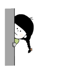 Blackheaded funny people sticker #13559282