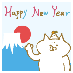 The sticker which I drew winter on 2