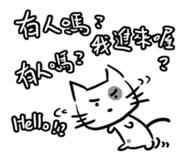 Cube face cat stickers 2 sticker #13560344