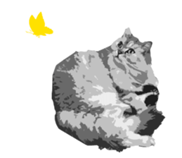my sweet real cat sticker #13560448