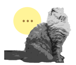 my sweet real cat sticker #13560452