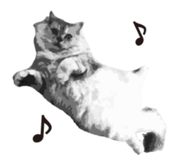 my sweet real cat sticker #13560454