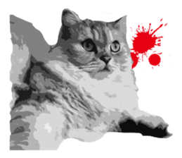 my sweet real cat sticker #13560455