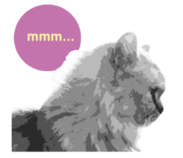 my sweet real cat sticker #13560460