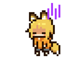 Dot animation of INUGOYA sticker #13560674