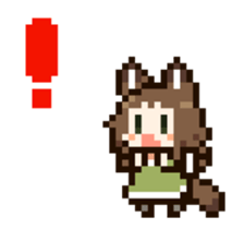 Dot animation of INUGOYA sticker #13560686