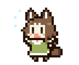 Dot animation of INUGOYA sticker #13560689