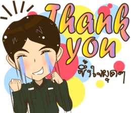 Police/Soldier v2 thailand v.Eng/Isan sticker #13560700
