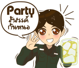 Police/Soldier v2 thailand v.Eng/Isan sticker #13560715