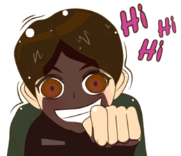 Police/Soldier v2 thailand v.Eng/Isan sticker #13560727