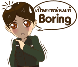 Police/Soldier v2 thailand v.Eng/Isan sticker #13560730