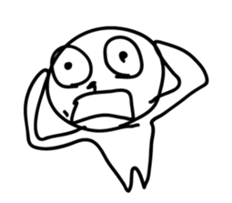 BIG EYE BOY sticker #13561041