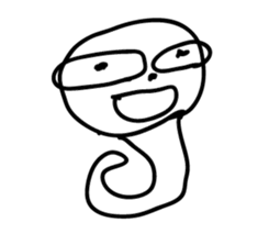 BIG EYE BOY sticker #13561060