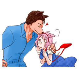 The world is made of happy ending sticker #13561383