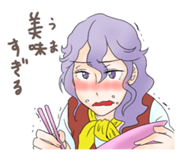 The world is made of happy ending sticker #13561402