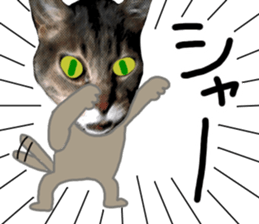 Comical cat. sticker #13561559