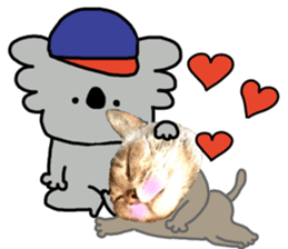 Comical cat. sticker #13561568